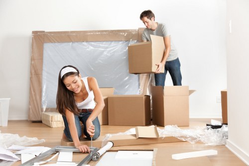 Man and van moving household items in Beddington