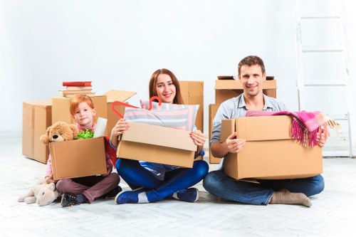 Local moving team helping with organised unpacking in Beddington
