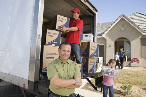 Packing materials and moving preparation for customers in Beddington