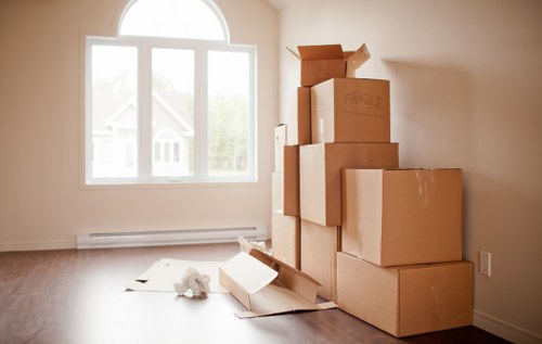 Removal team planning a local move in Beddington