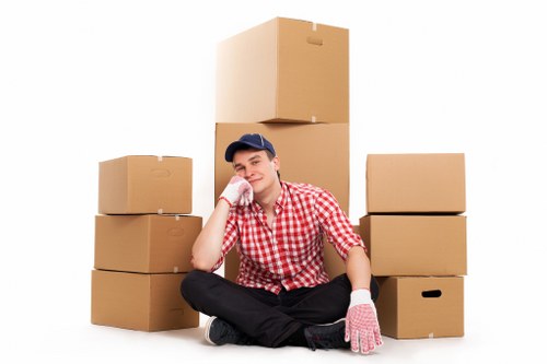 Unpacking support arranged for a local Beddington property