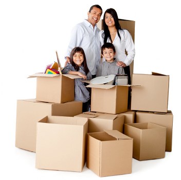 Residential packing supplies for a Beddington house move